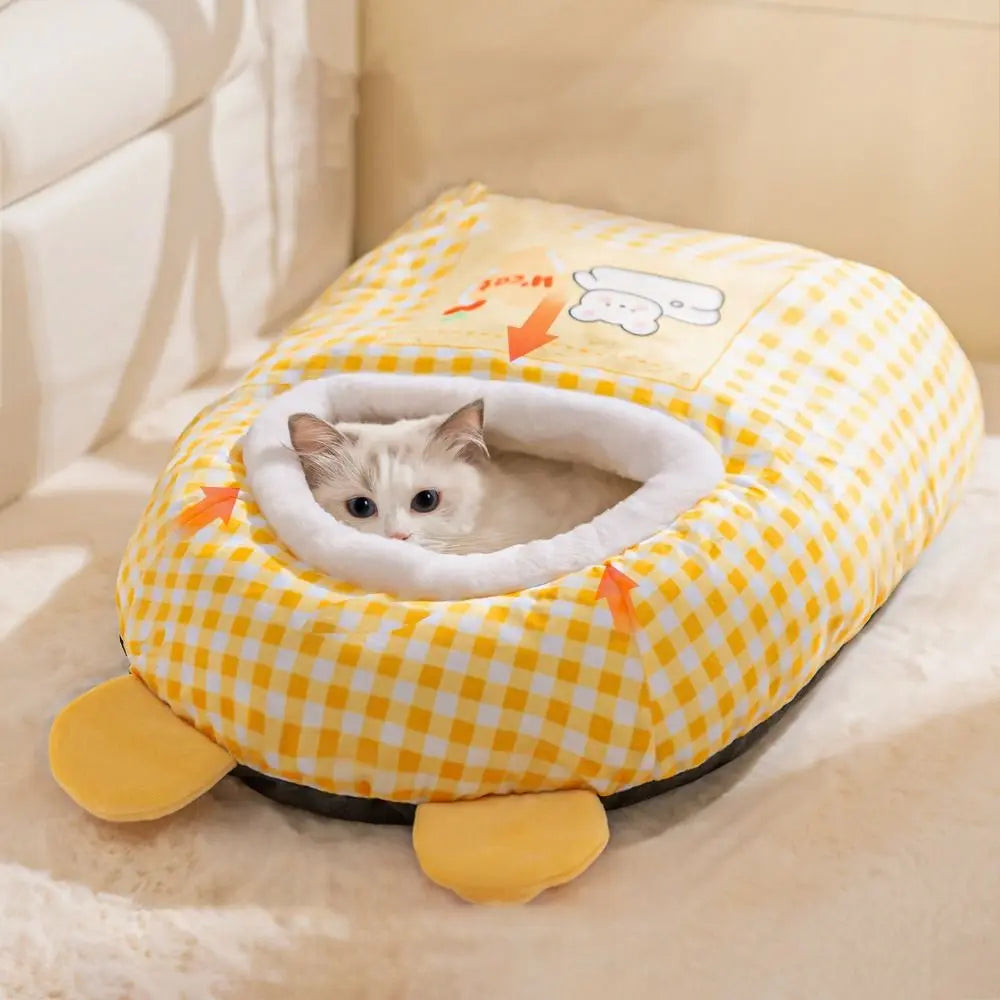 Snuggle Dreams Comfy Cat Bed House