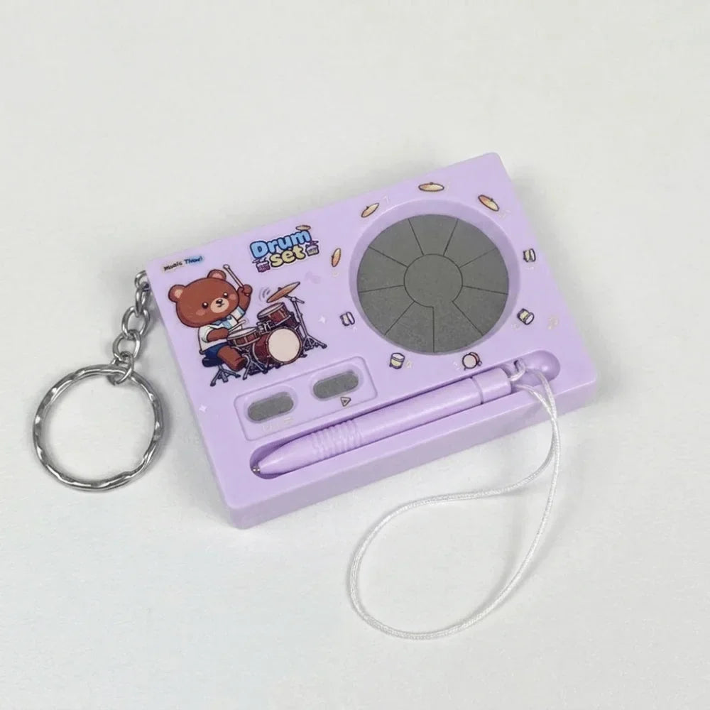 Mini Mixtape Music Player Keychain