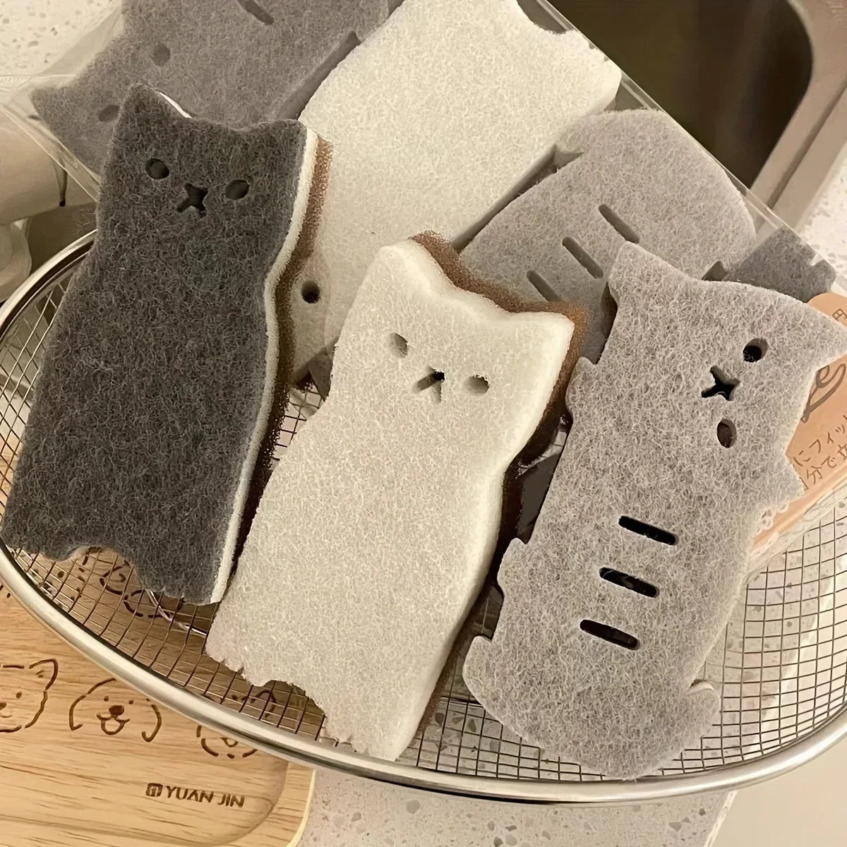 Mini Cat Multi-Purpose Cleaning Sponge