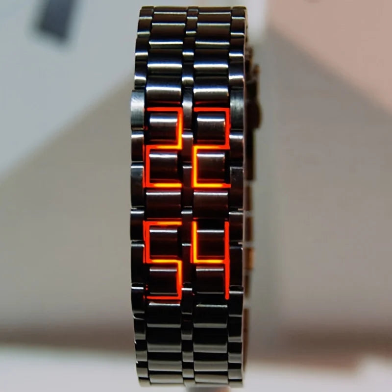 LED Lava Digital Unique Flow Watch