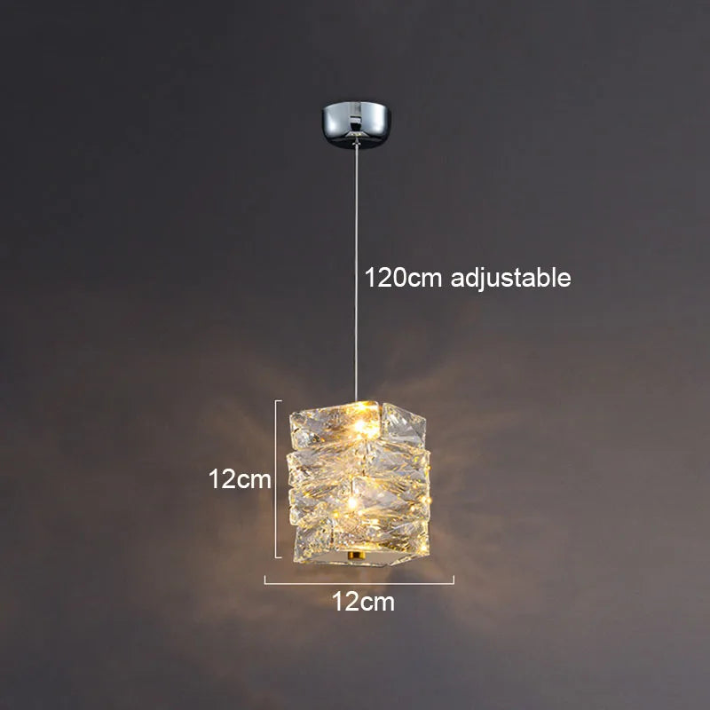 Icefall Crystal American Wall Lamp