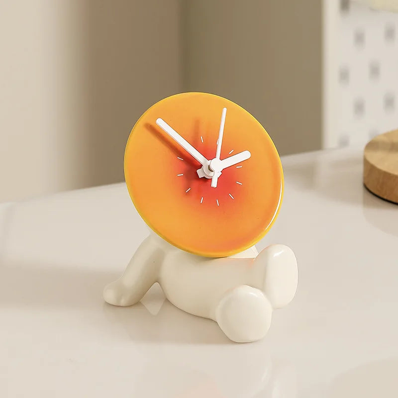 Lazy Man Time Creative Desktop Clock
