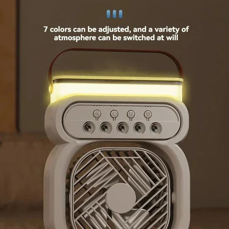 3in1 Air Cooler LED Night Lamp Humidifier Fan