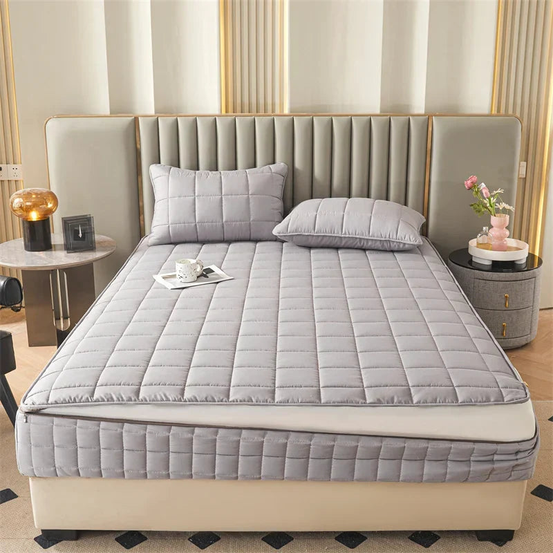Premium Breathable Noiseless Waterproof Zip Mattress Protector