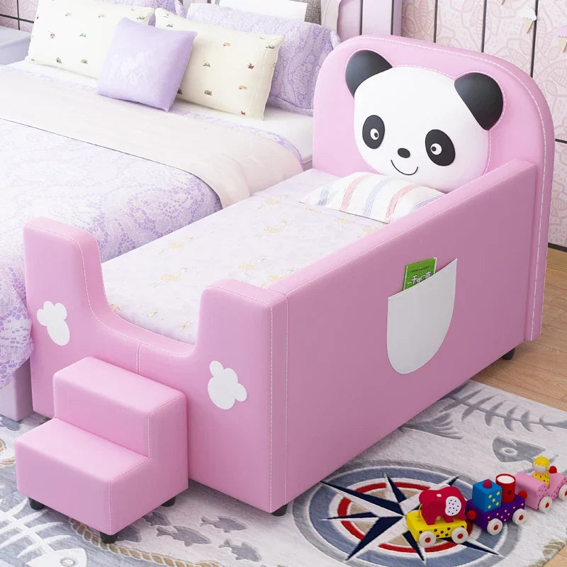 Cute Panda Easy Access Bedside Toddler Bed