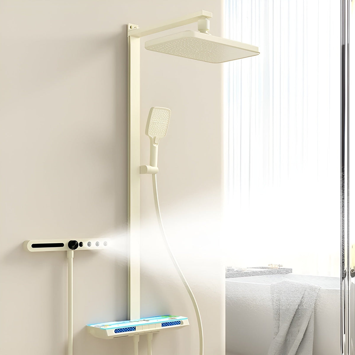 Thermostatic Rainfall Aura Shower Set