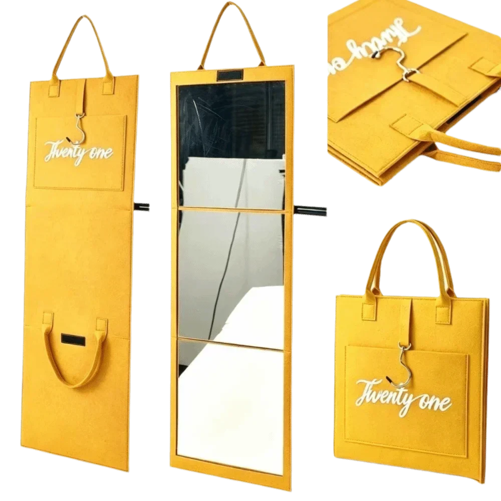 Calm Reflection Portable Full Length Standing Mirror