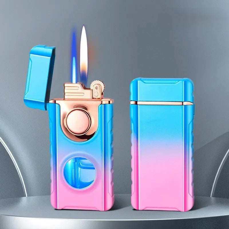 Dual-Fire Metal Windproof Lighter