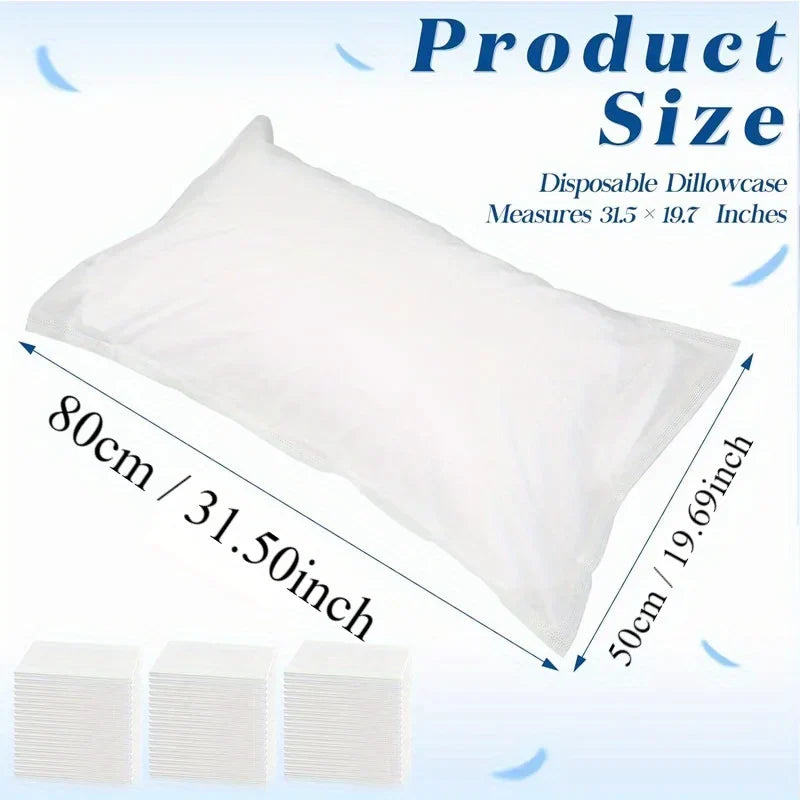 Rest Easy Disposable Travel Pillow Cover