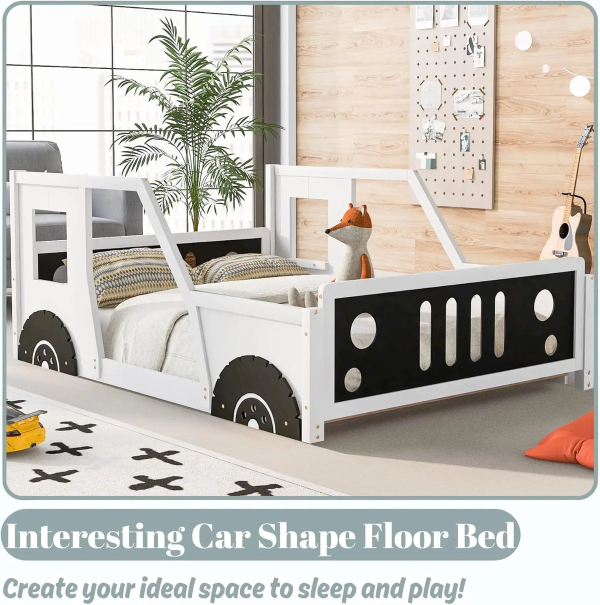 Adventure Racer Full-Size Wooden Car Bed