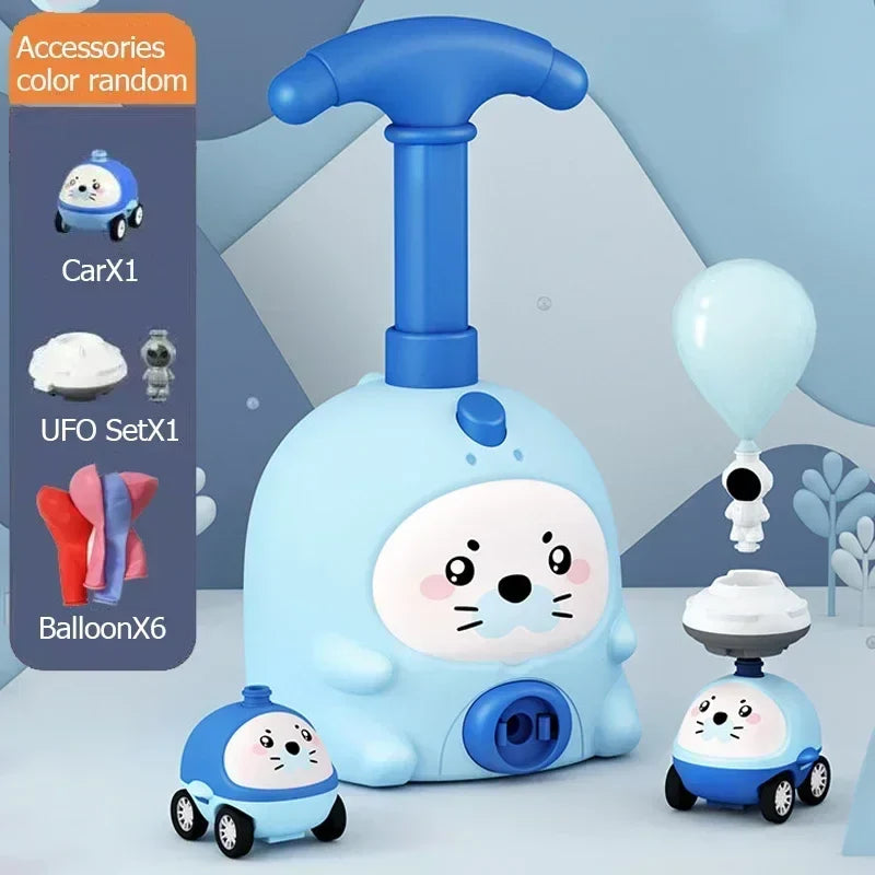 Cute Animal Design Air-Powered Balloon Launcher