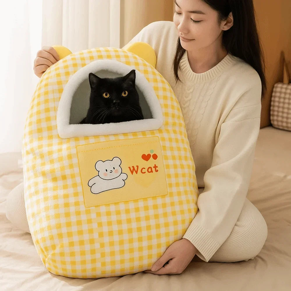 Snuggle Dreams Comfy Cat Bed House