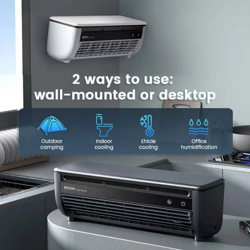 Turbo Air Circulation Remote Wall-Mount Cooling Fan