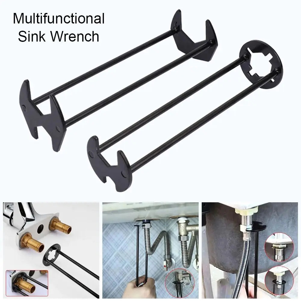 Dual-Headed Easy Repair Faucet Wrench