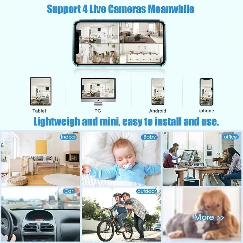 Mini Spy HD WiFi Motion Detection Security Camera