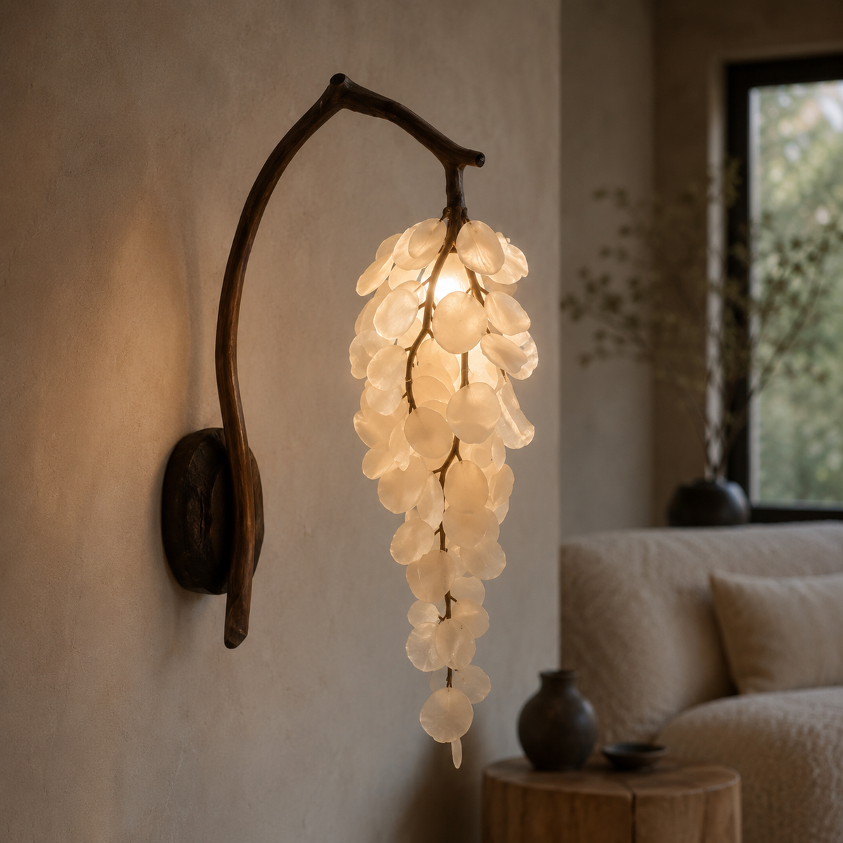 Whispering Petals Blossom Wall Lamp