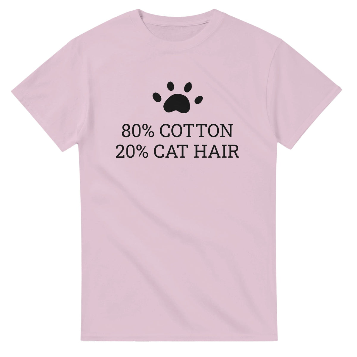 80% Cotton 20% Cat Hair Creative T-Shirt