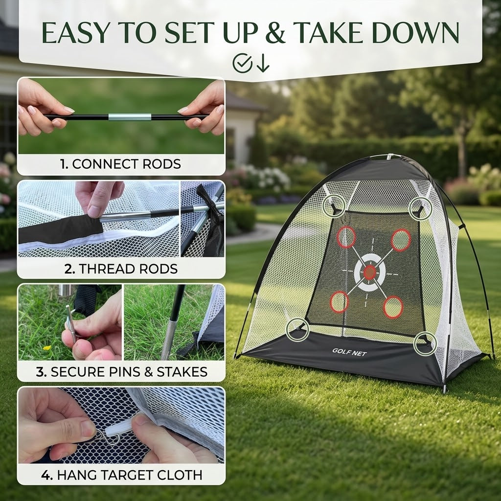 Short Game Golf Training Net Set