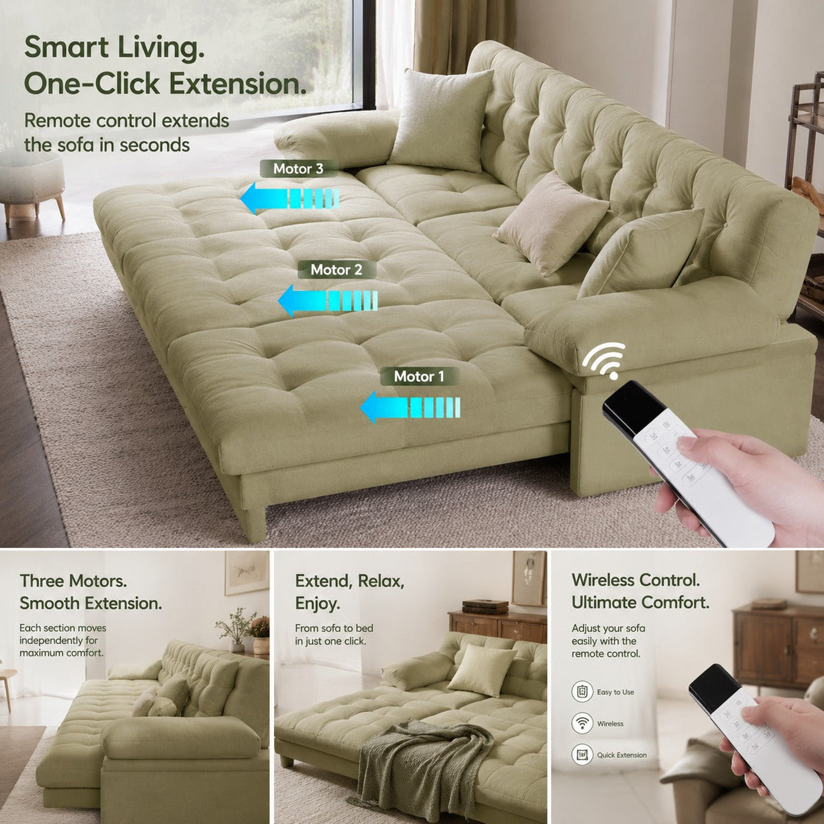Night Shift Expandable Electric Sofa Bed