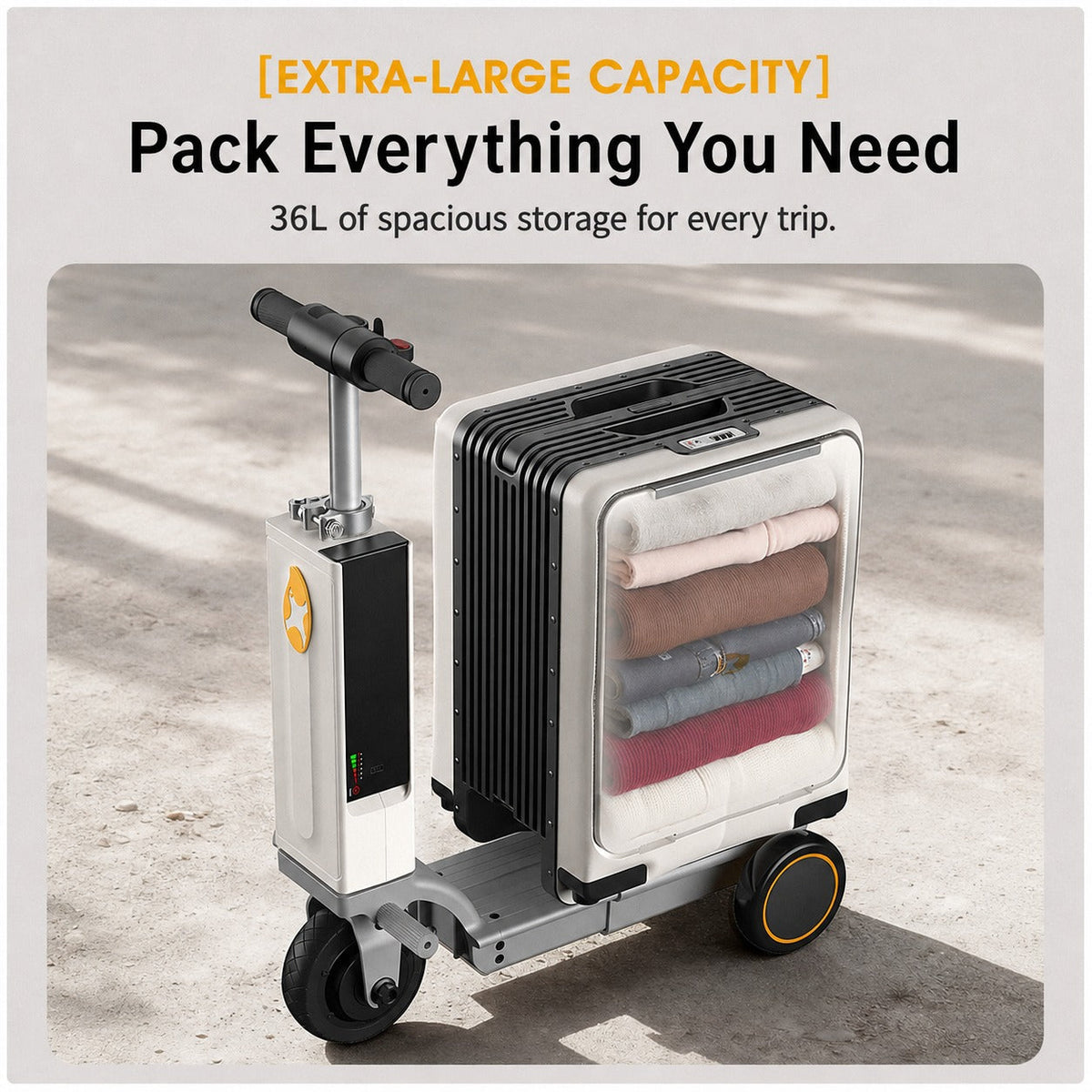 Terminal Ride-On Electric Smart Suitcase Luggage