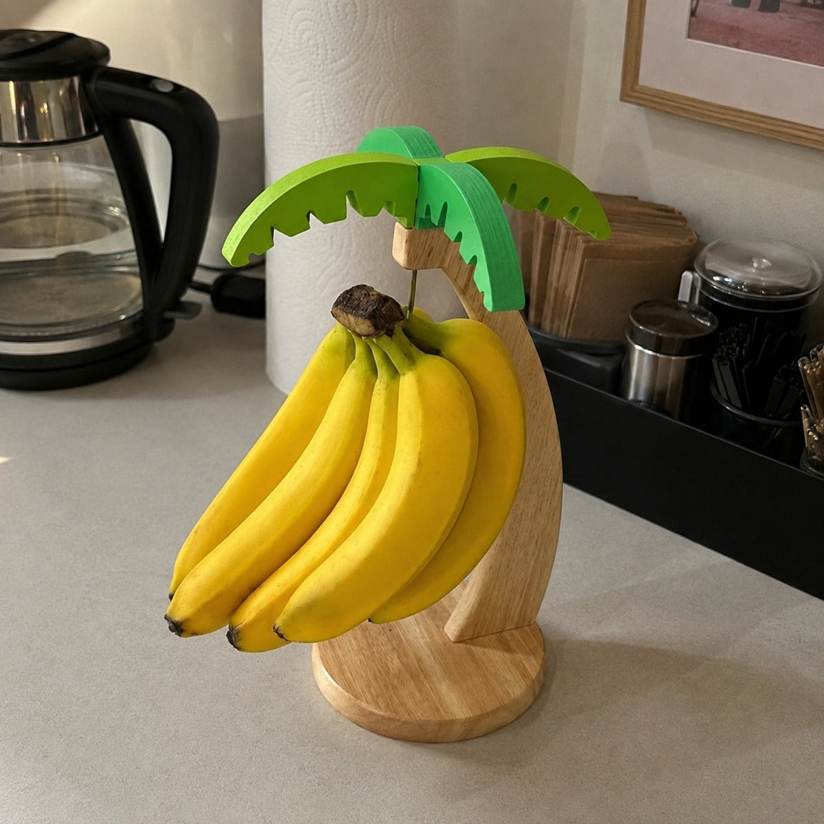 Tropical Palm Wooden Fruit Hanger