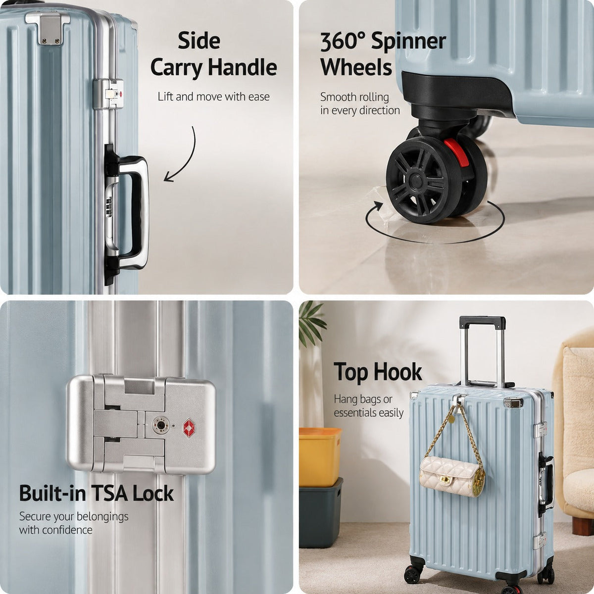 Long Haul Aluminum Suitcase