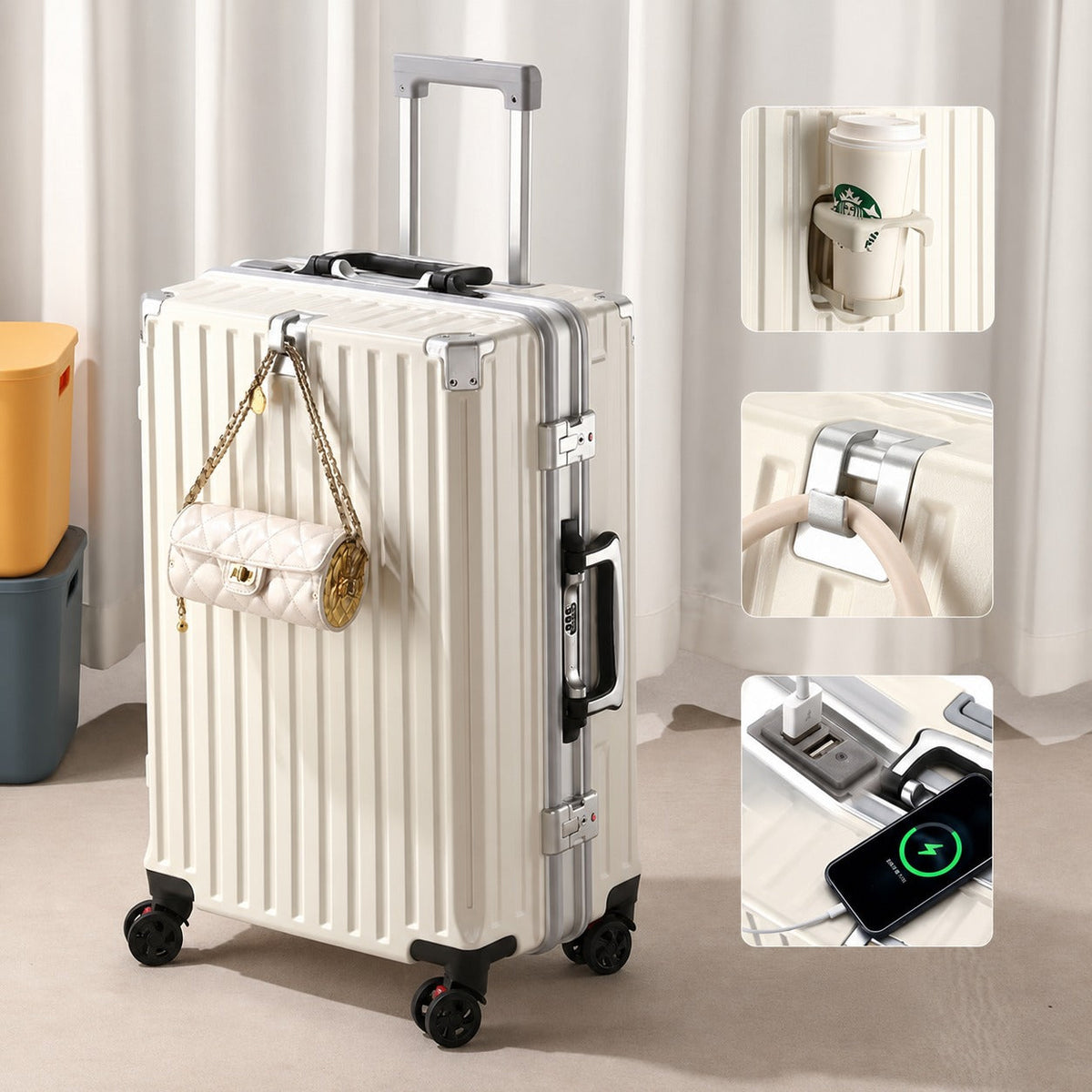 Long Haul Aluminum Suitcase