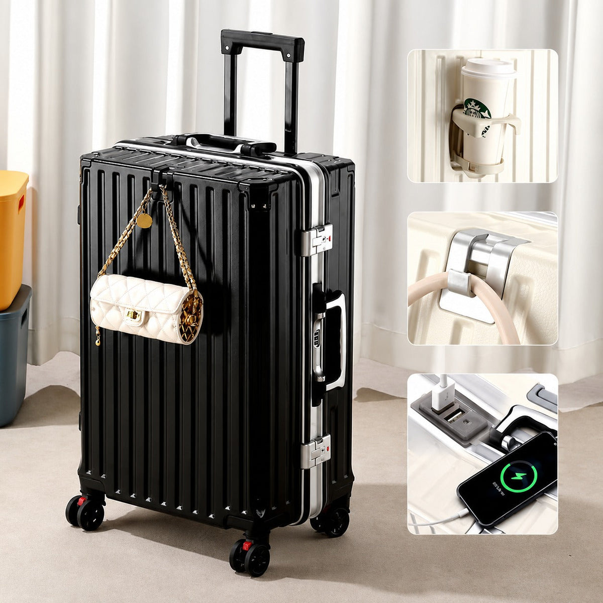 Long Haul Aluminum Suitcase