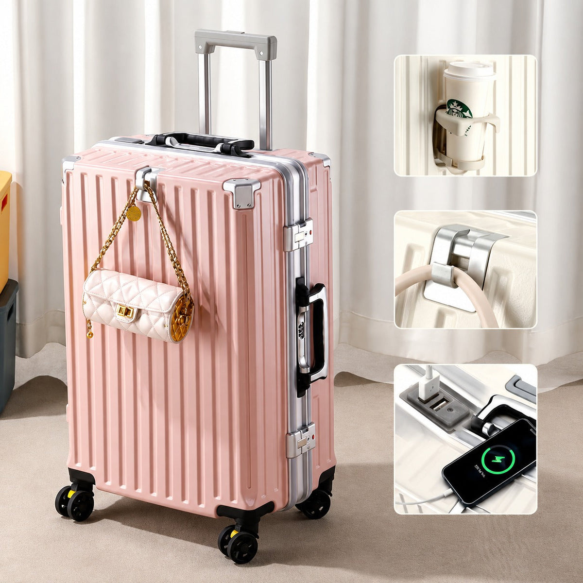 Long Haul Aluminum Suitcase