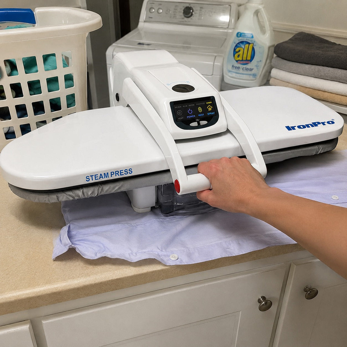 Laundry Master Steam Press Easy Ironing Machine