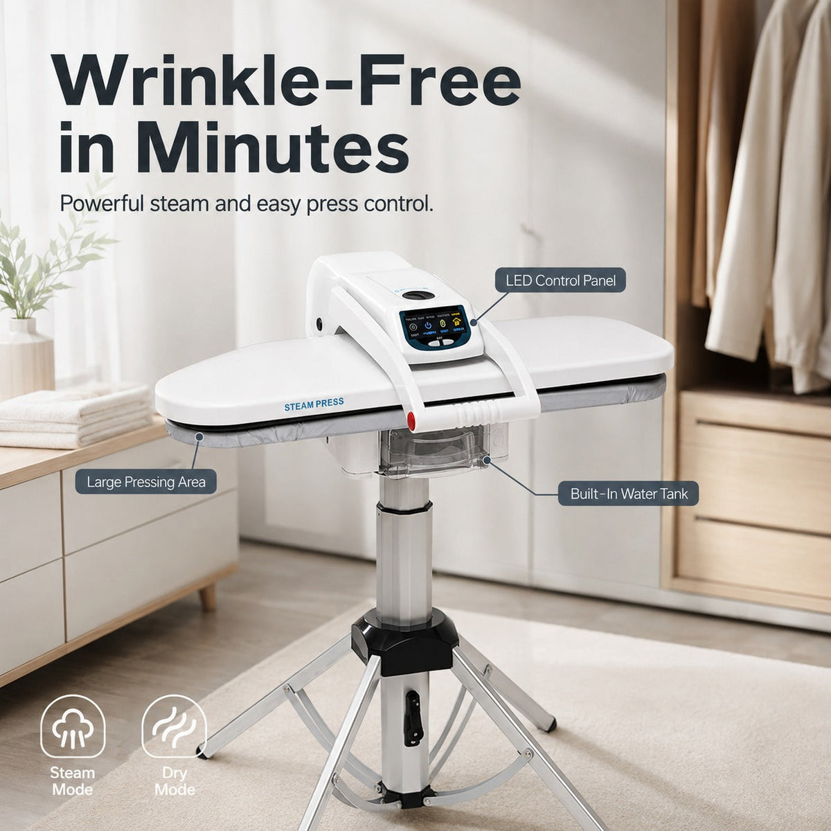 Laundry Master Steam Press Easy Ironing Machine