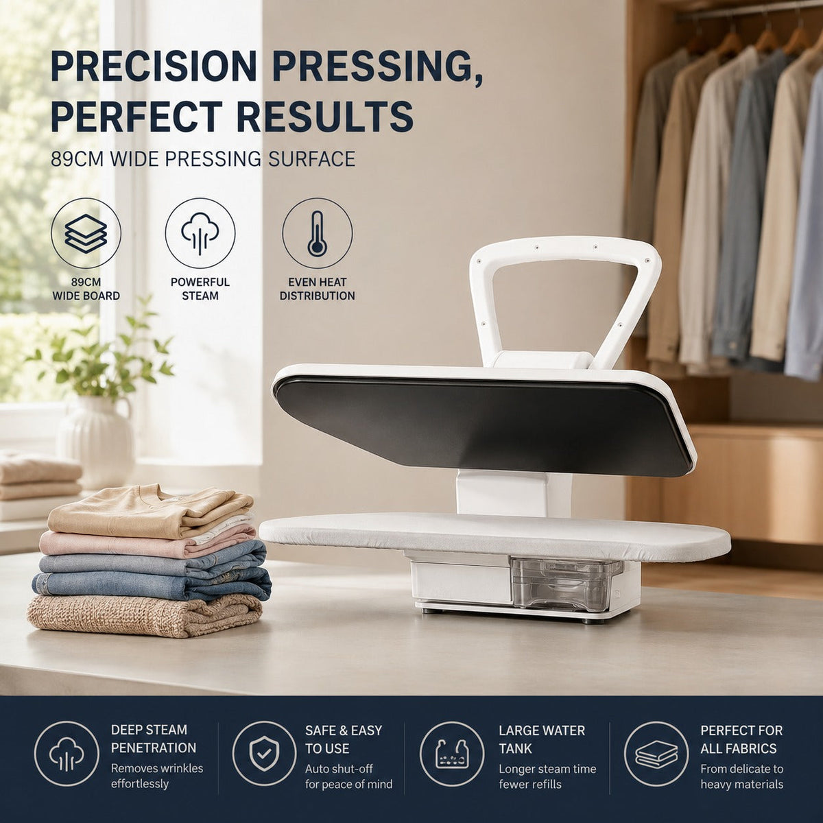 Laundry Master Steam Press Easy Ironing Machine