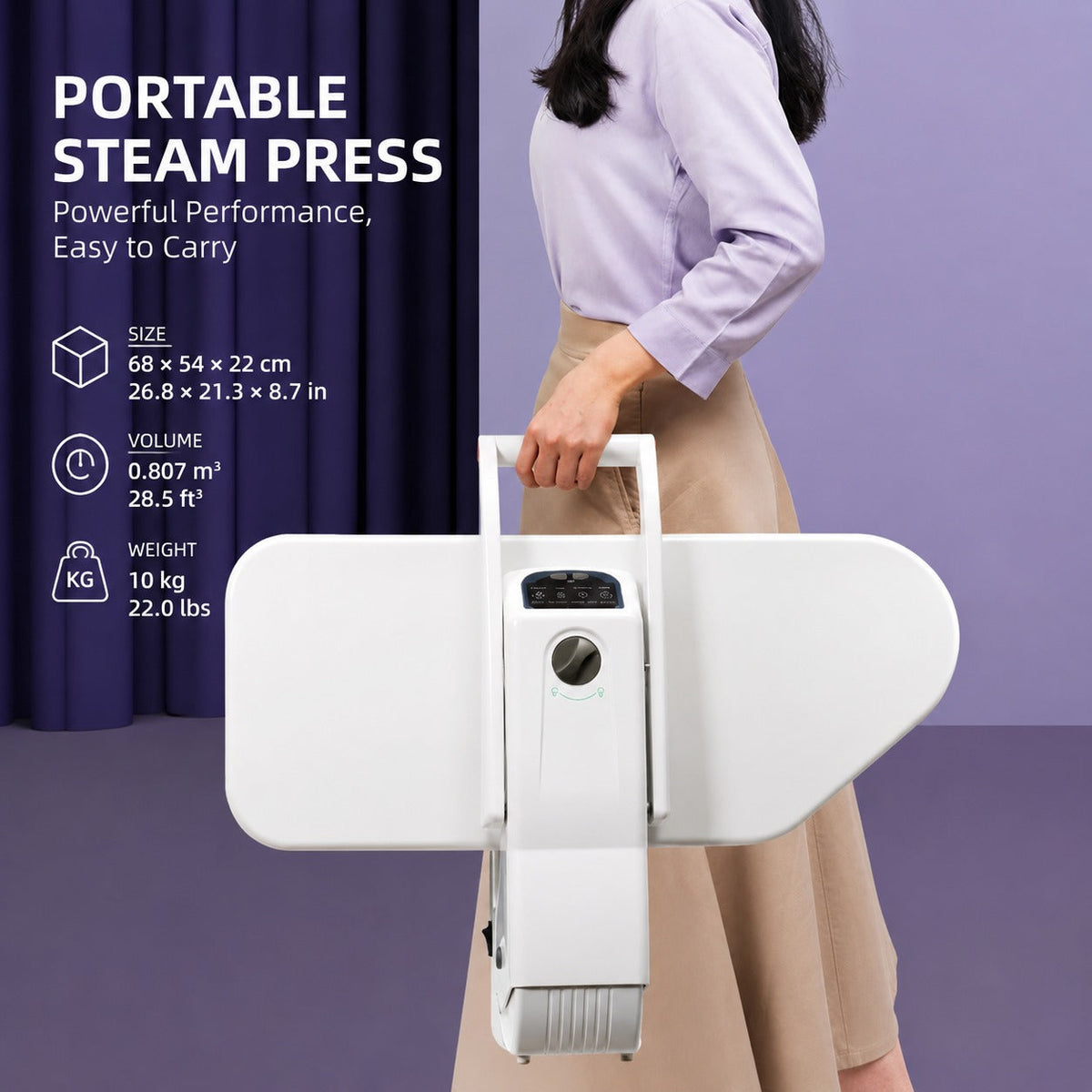 Laundry Master Steam Press Easy Ironing Machine