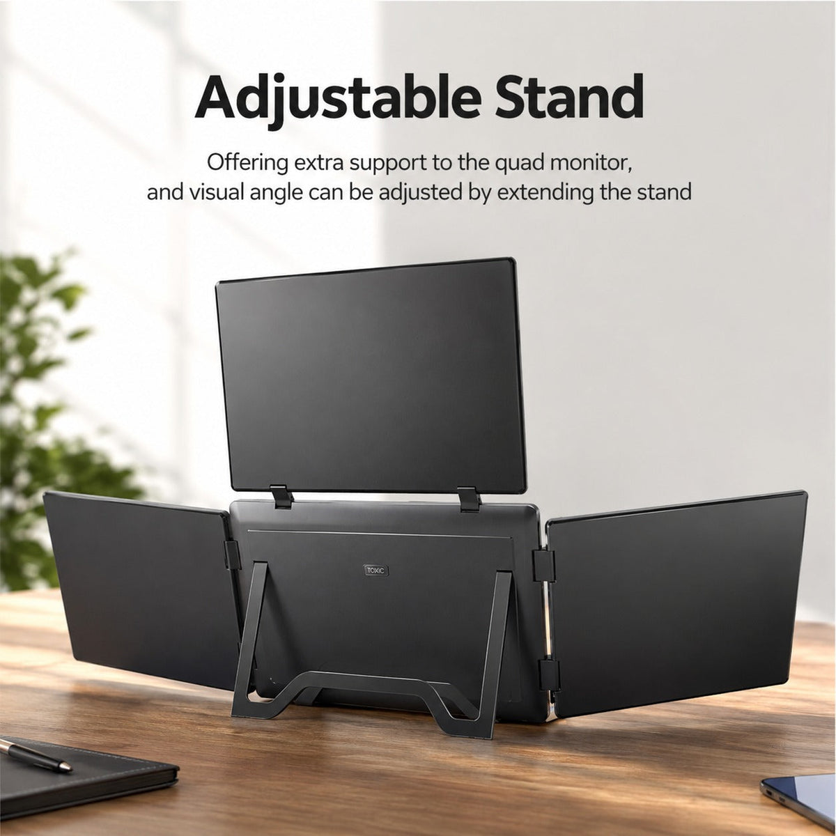 Command Center Triple Portable Laptop Monitor Screen Extender