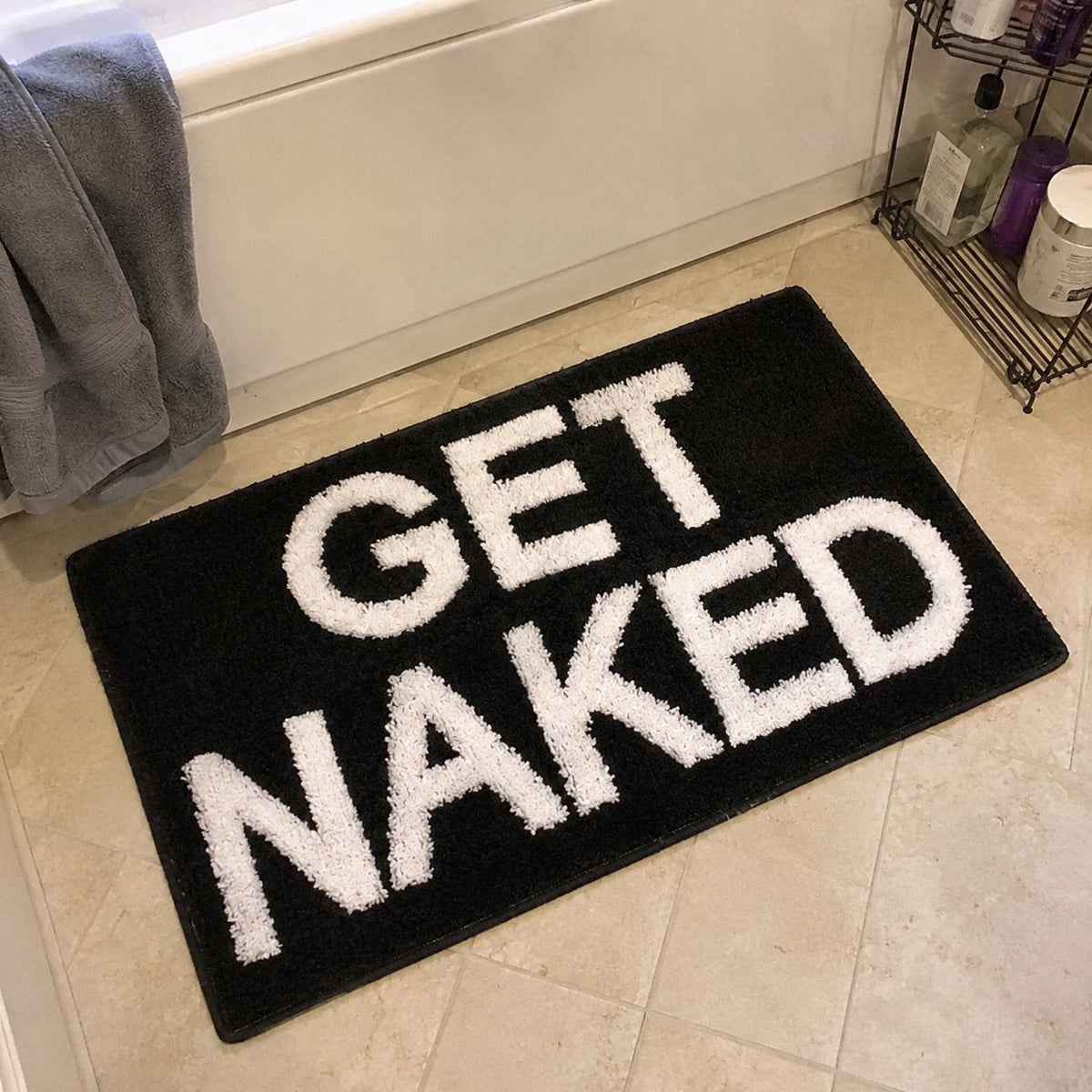 Get Naked Bathroom Mat