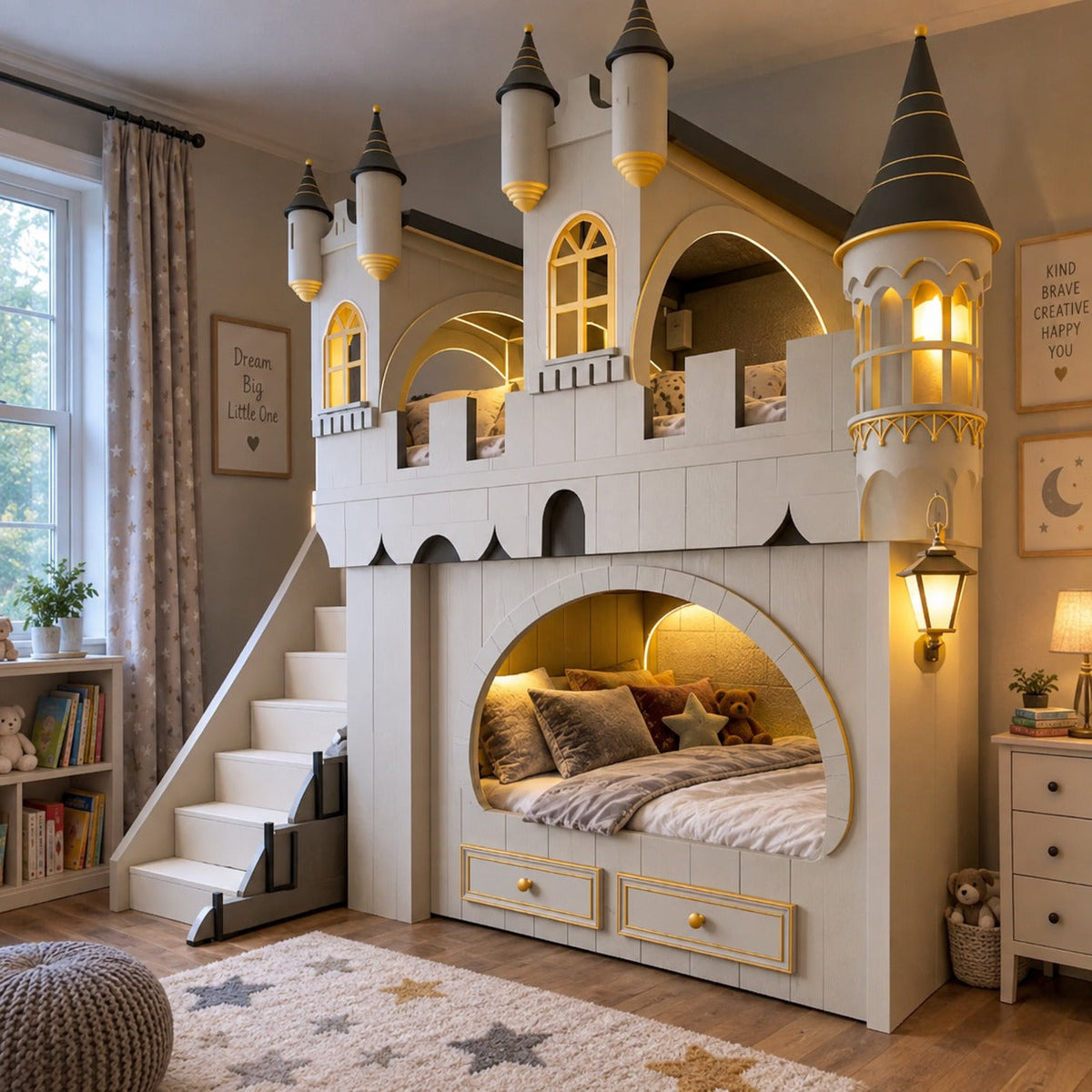 Once Upon a Dream Castle Bunk Bed