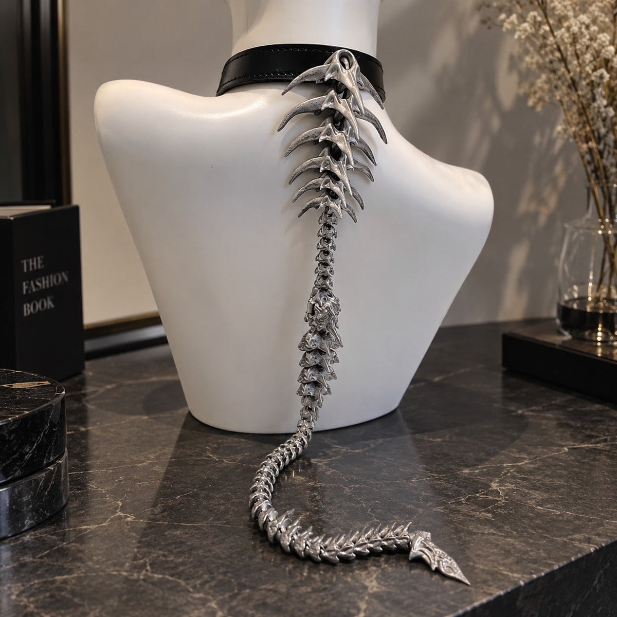 Bionic Gothic Style Spinal Back Jewelry