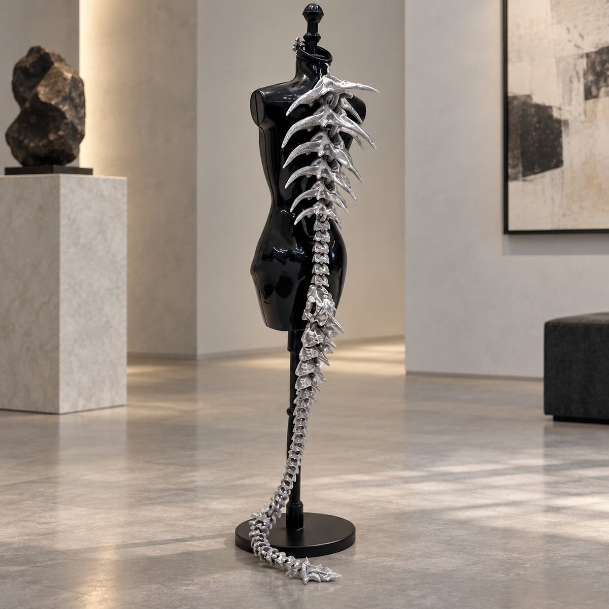 Bionic Gothic Style Spinal Back Jewelry