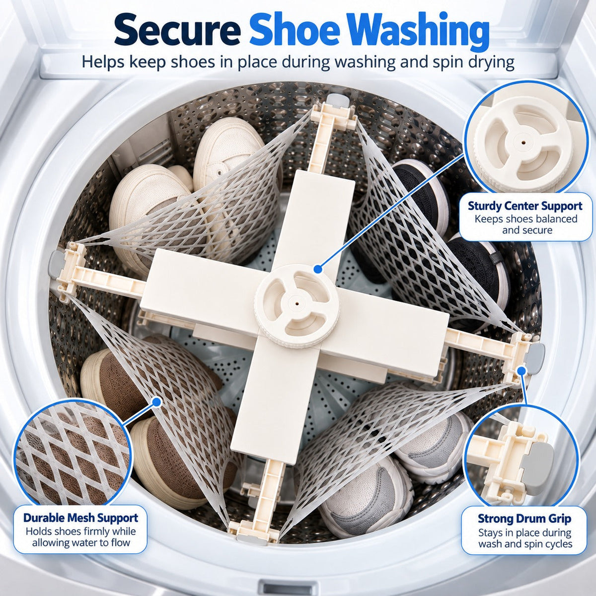 Shoe Care Washing Machine Holder
