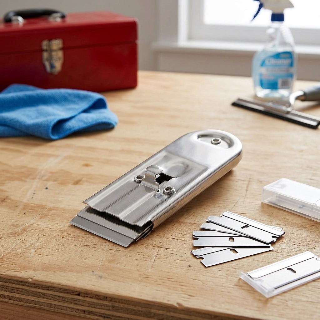 Compact Window Dirt Scraper Paint Remover