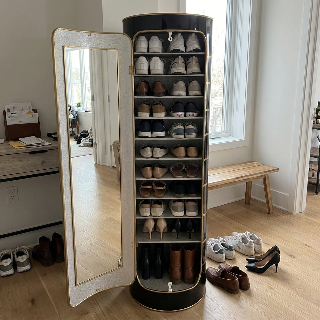 360 Rotating  Smart Disinfection Shoe Rack