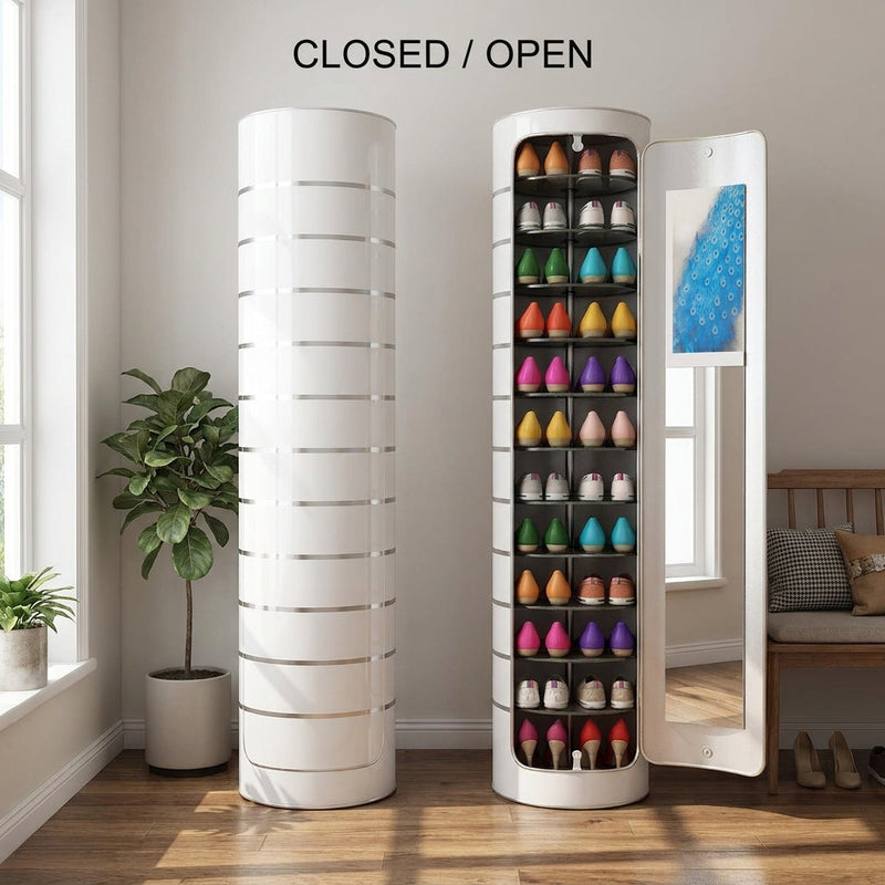 360 Rotating  Smart Disinfection Shoe Rack