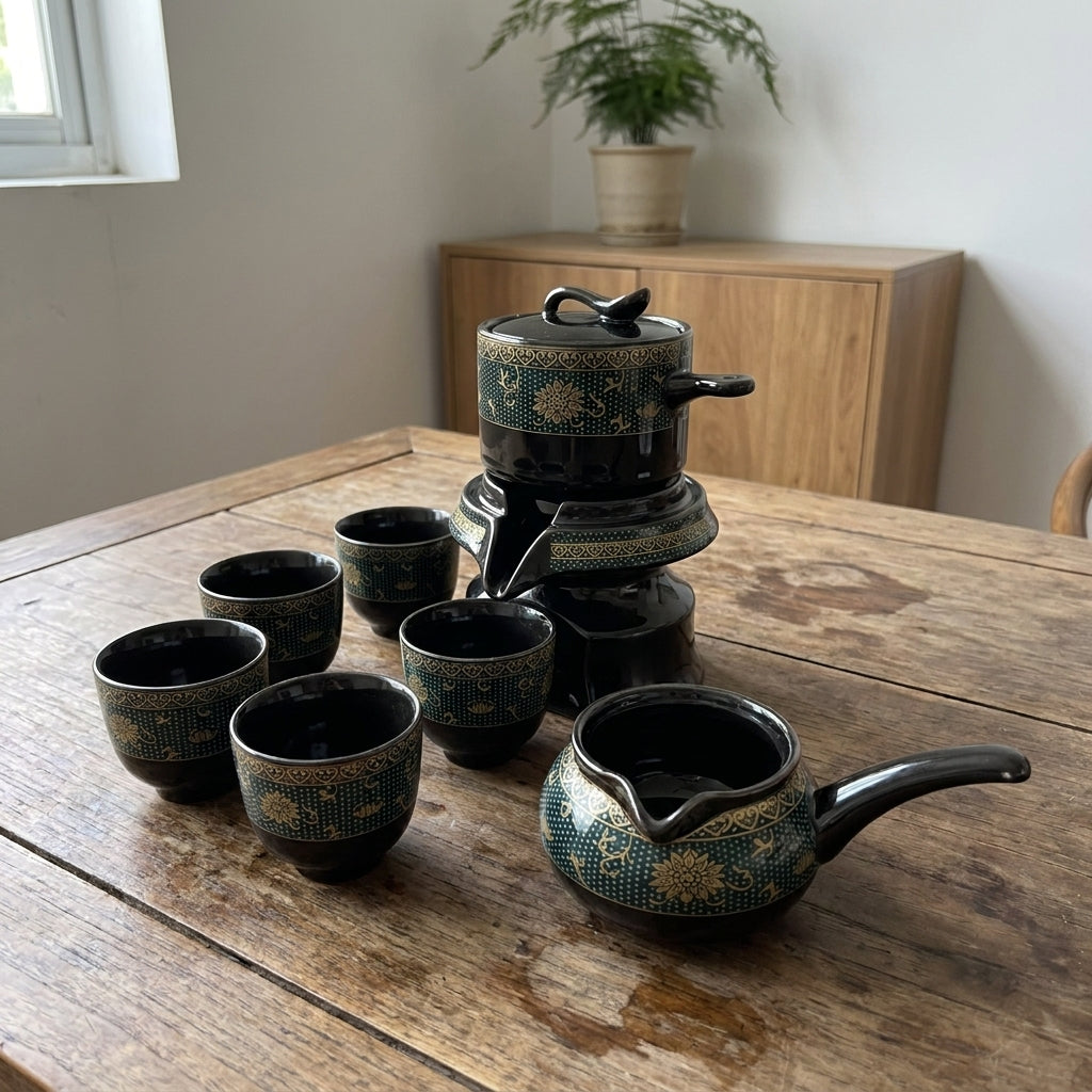 Vintage Chinese Style Unique Ceramic Tea Set