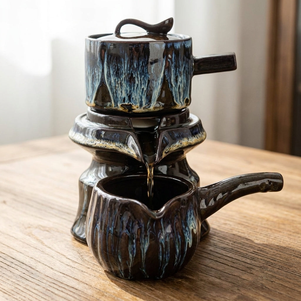 Vintage Chinese Style Unique Ceramic Tea Set