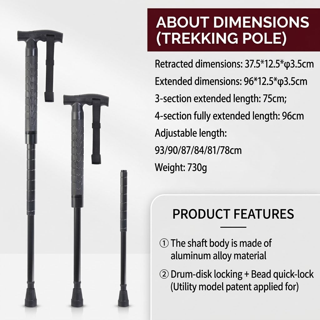 Telescopic Instant-Deploy Outdoor Stick