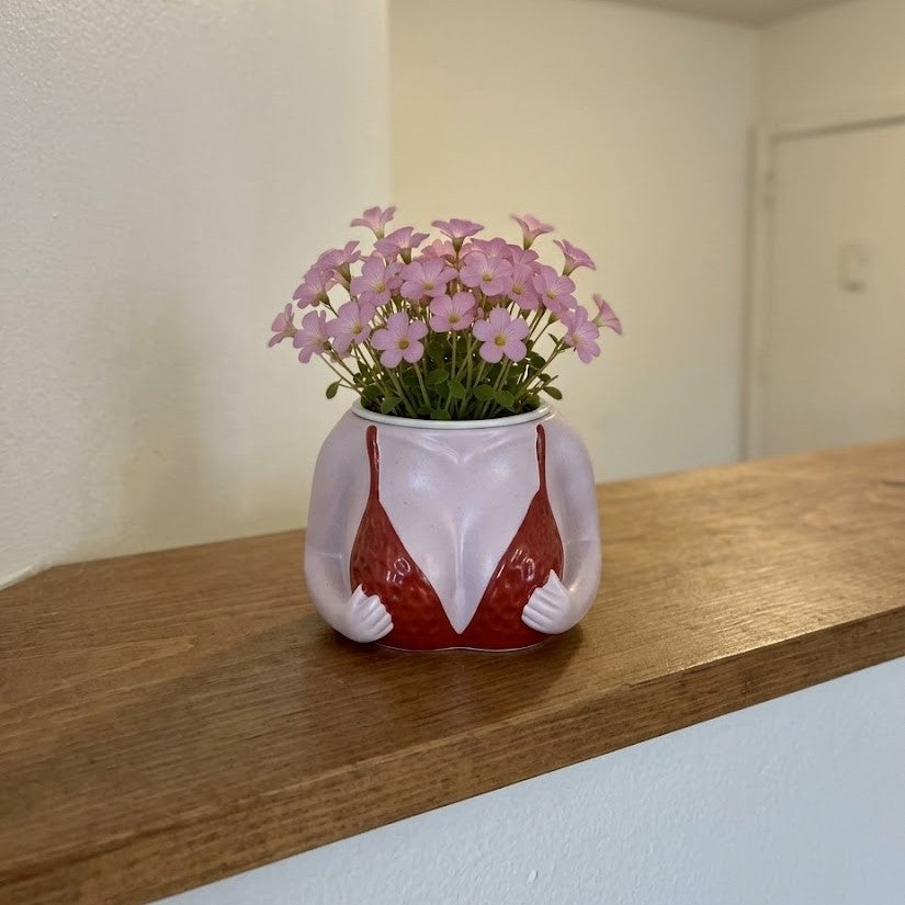 Beach Body Bikini Plant Pot