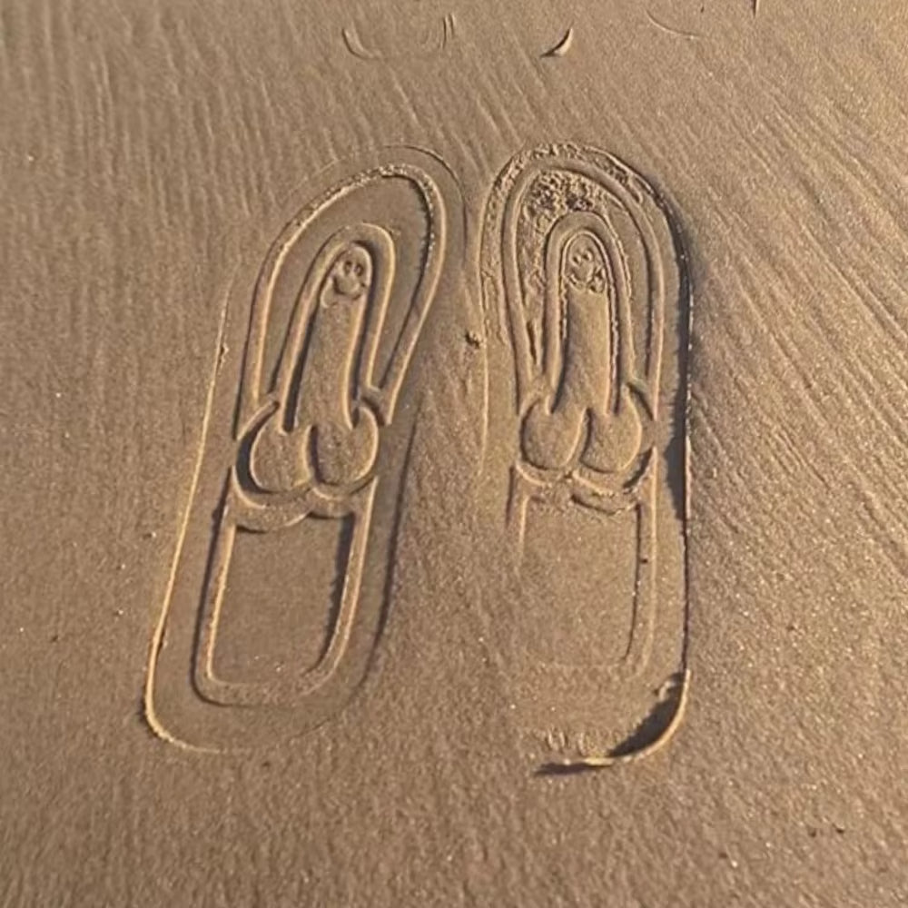 Hilarious Adult-Themed Flip-Flop Sandals
