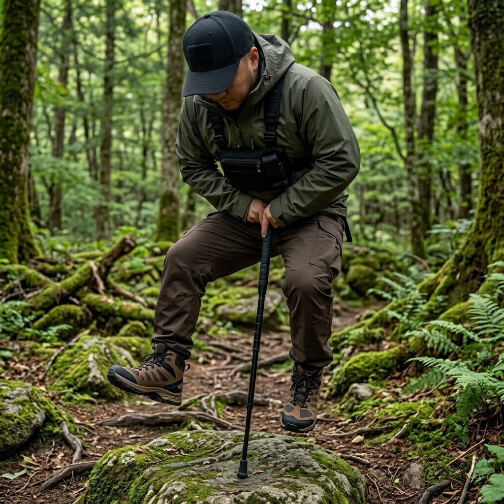 Telescopic Instant-Deploy Outdoor Stick
