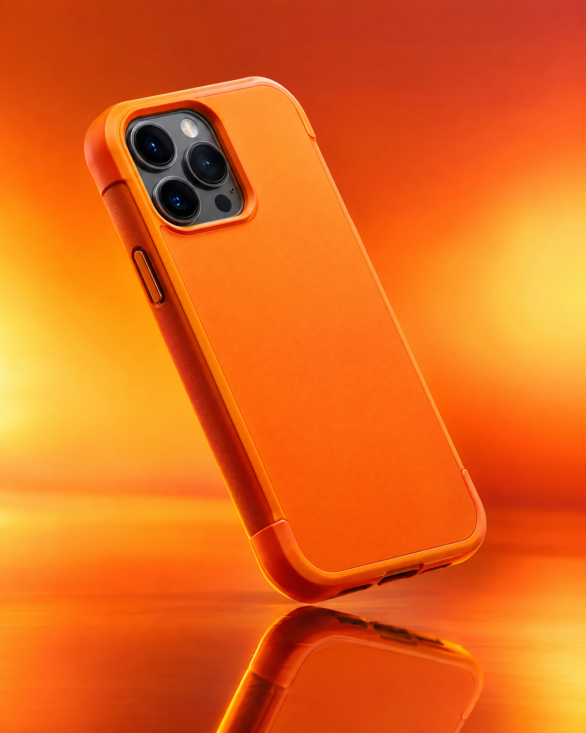 Duochrome iPhone Duo Case in Sunset Orange