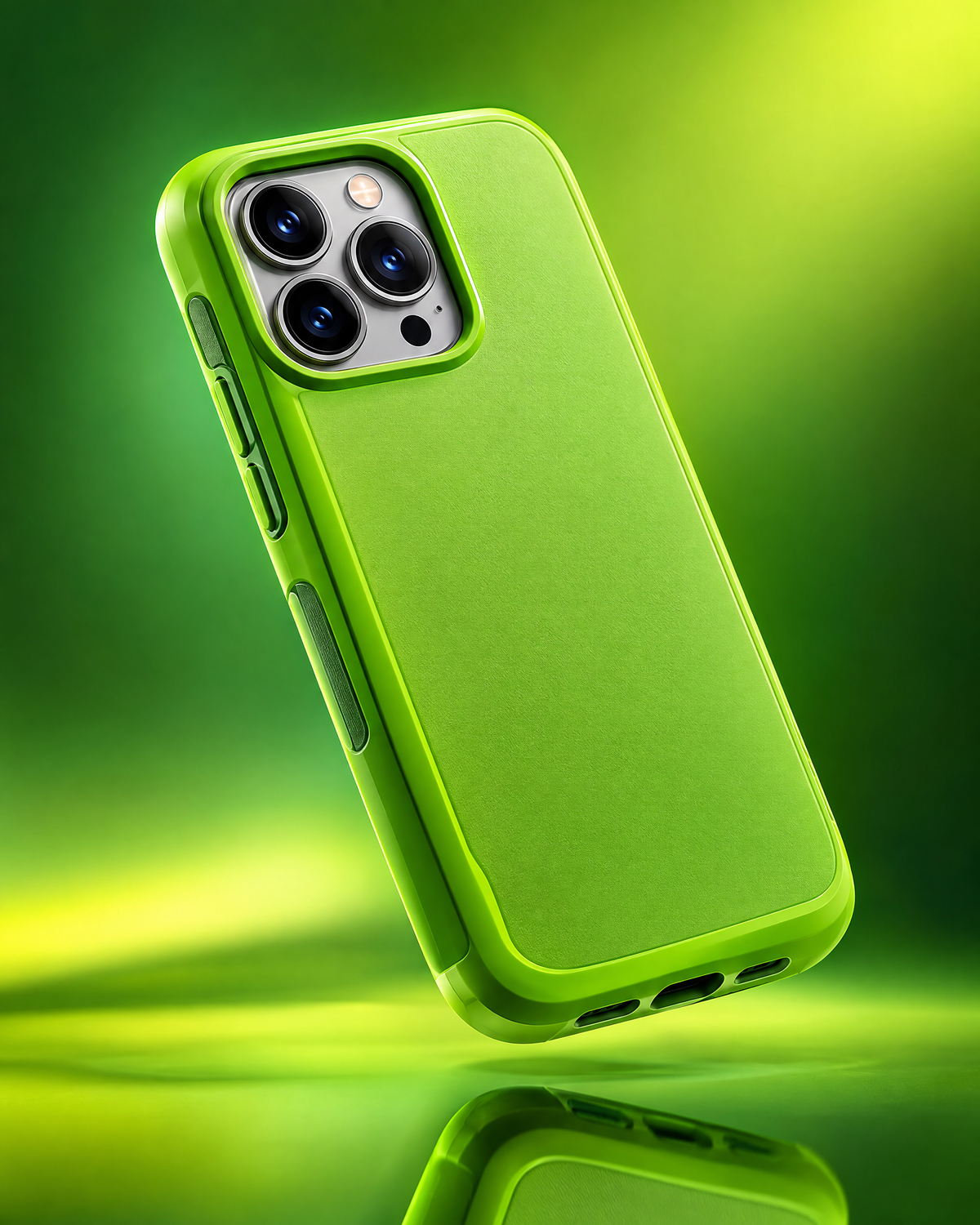 Duochrome iPhone Duo Case in Lime Green